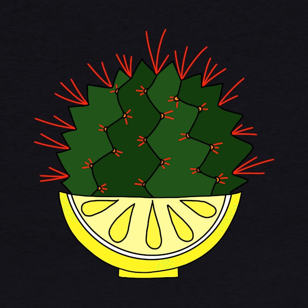 Cute Cactus Design #83: The Lemon Cactus by DreamCactus